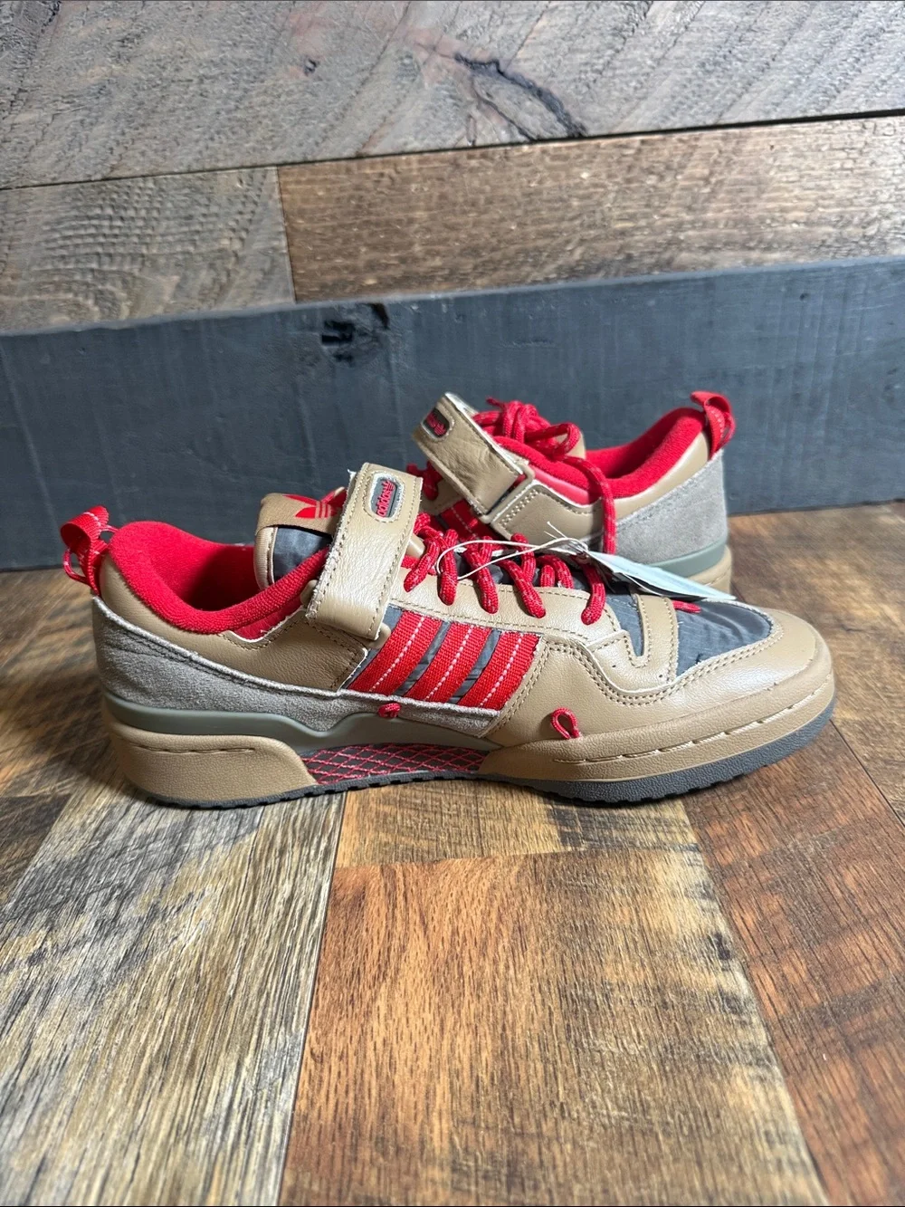Adidas Forum 84 Camp Low GV6785 Brown Red Sneakers NWT Men’s 7 Women’s 8